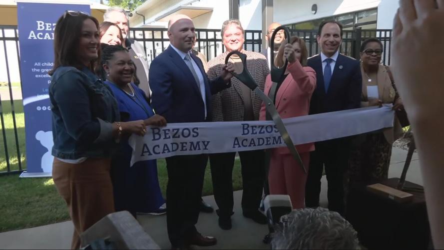 Ribbon-cutting ceremony for Bezos Academy in Louisville's Russell neighborhood