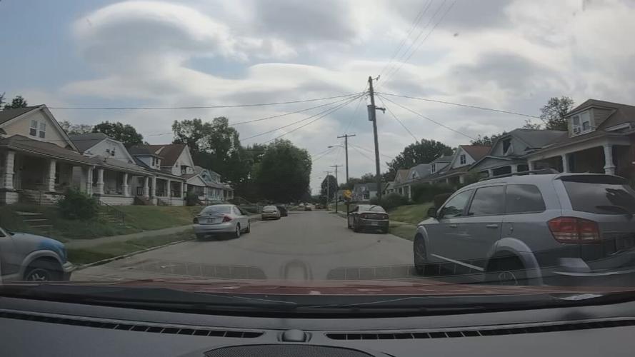 Houses line a street in west Louisville