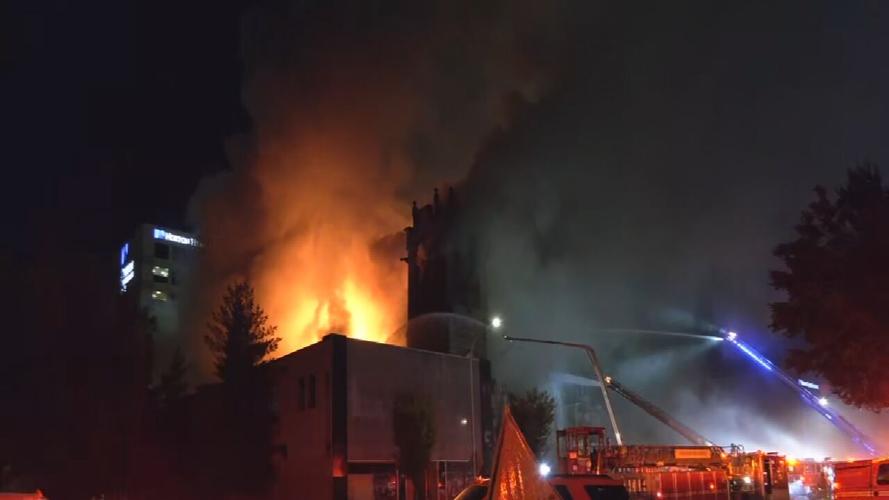 Vacant church fire in downtown Louisville 10-9-24