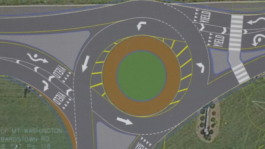 Mt. Washington traffic roundabout plan