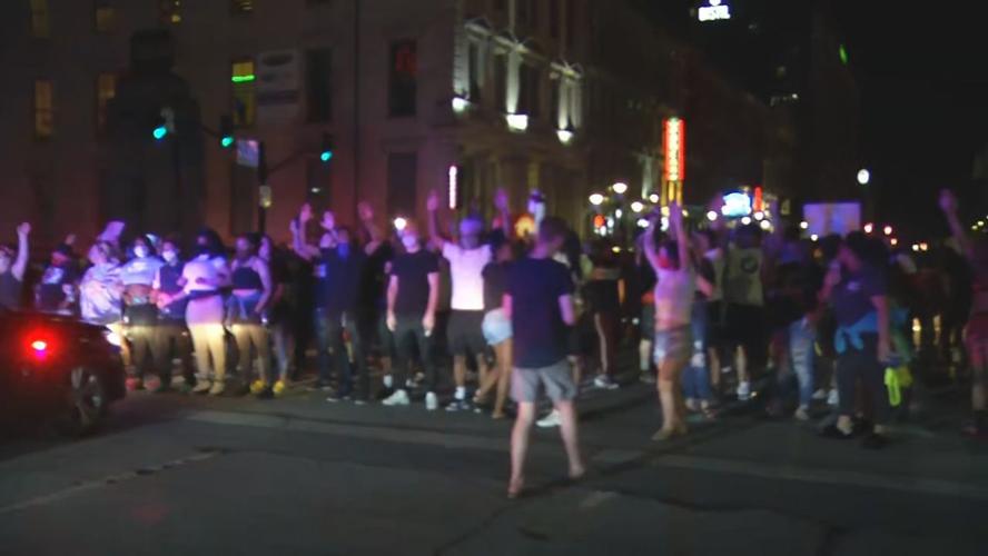 Protesters gather in downtown Louisville demanding justice for Breonna Taylor