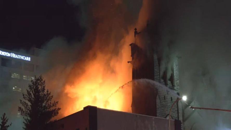 Vacant church fire in downtown Louisville 10-9-24