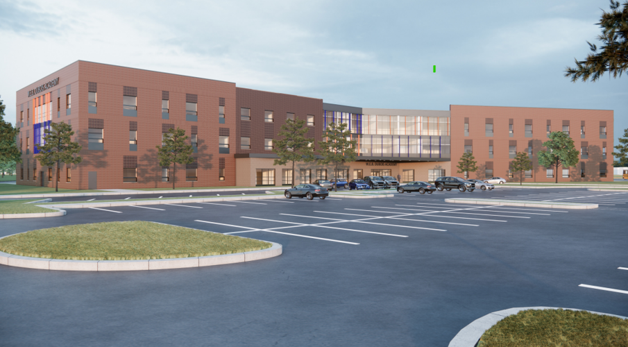 W.E.B. DuBois Academy expansion rendering