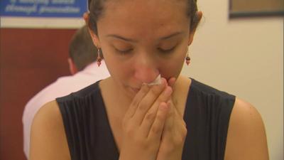 A patient in a doctor's office