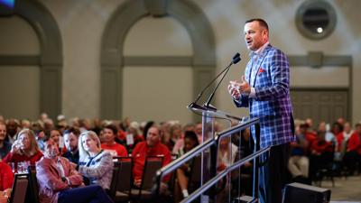 Jeff Walz at Tipoff Luncheon