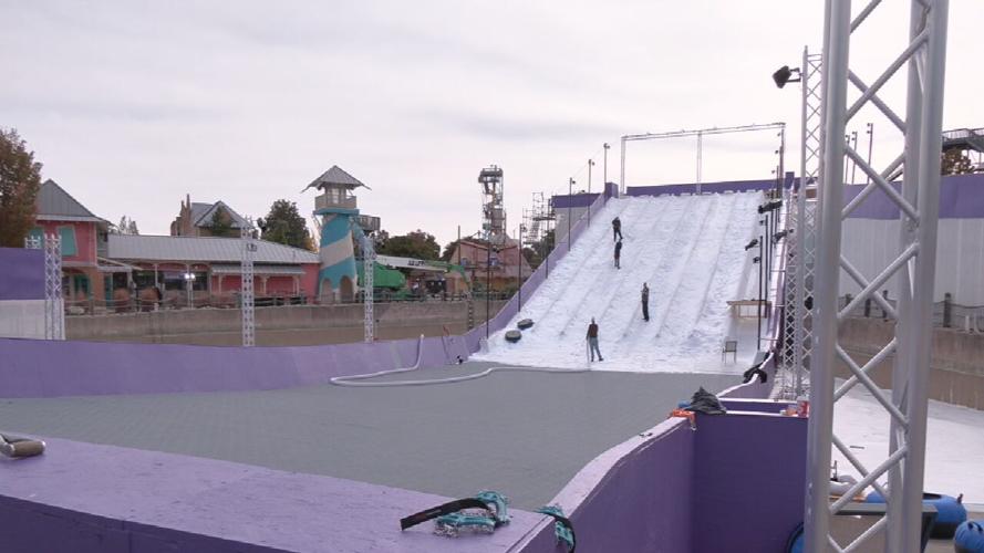 Christmas at Kentucky Kingdom prep 11-8-24