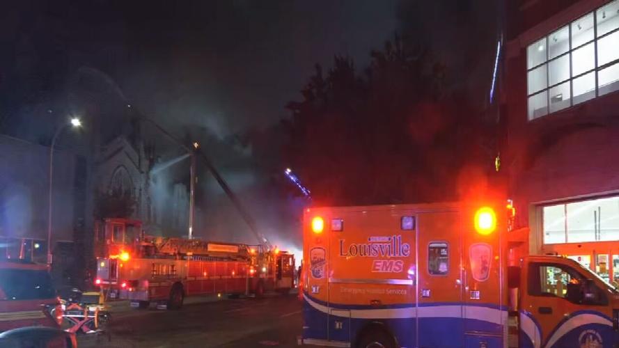 Vacant church fire in downtown Louisville 10-9-24