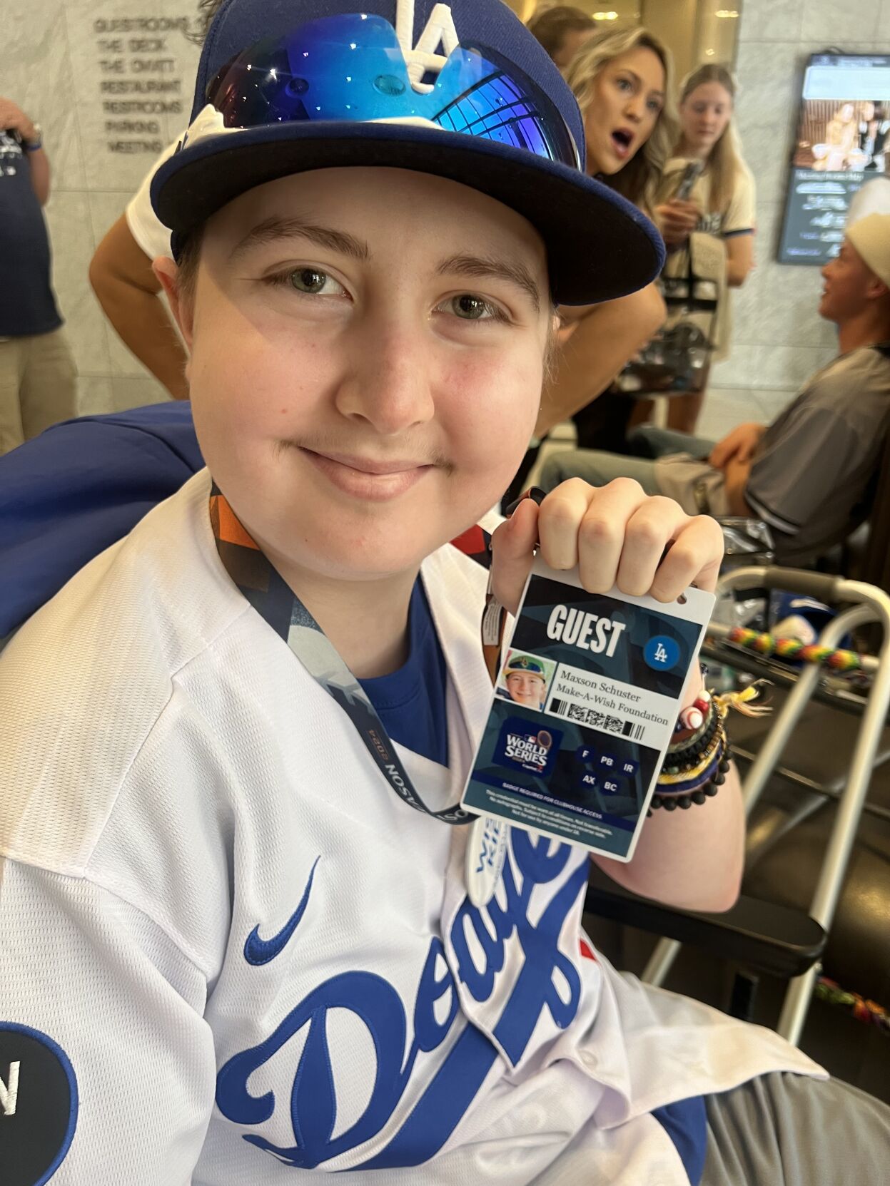 Maxson at World Series Game