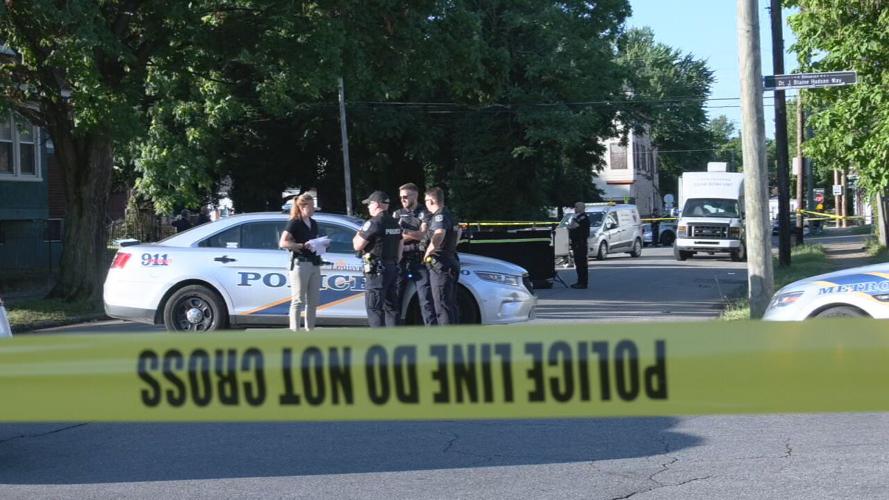 Scene of June 27, 2022 double homicide near intersection of South 24th Street and West Madison Street