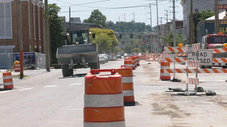 Downtown New Albany Construction