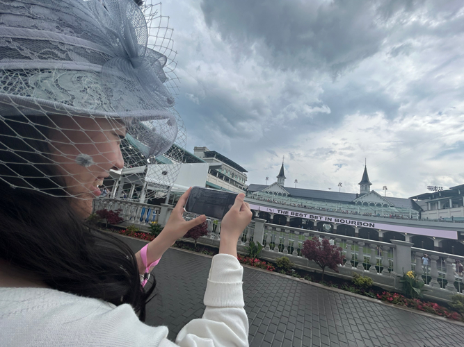 Paddock on 502sDay at Churchill Downs