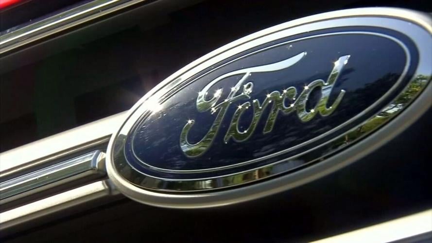 Ford logo on grill