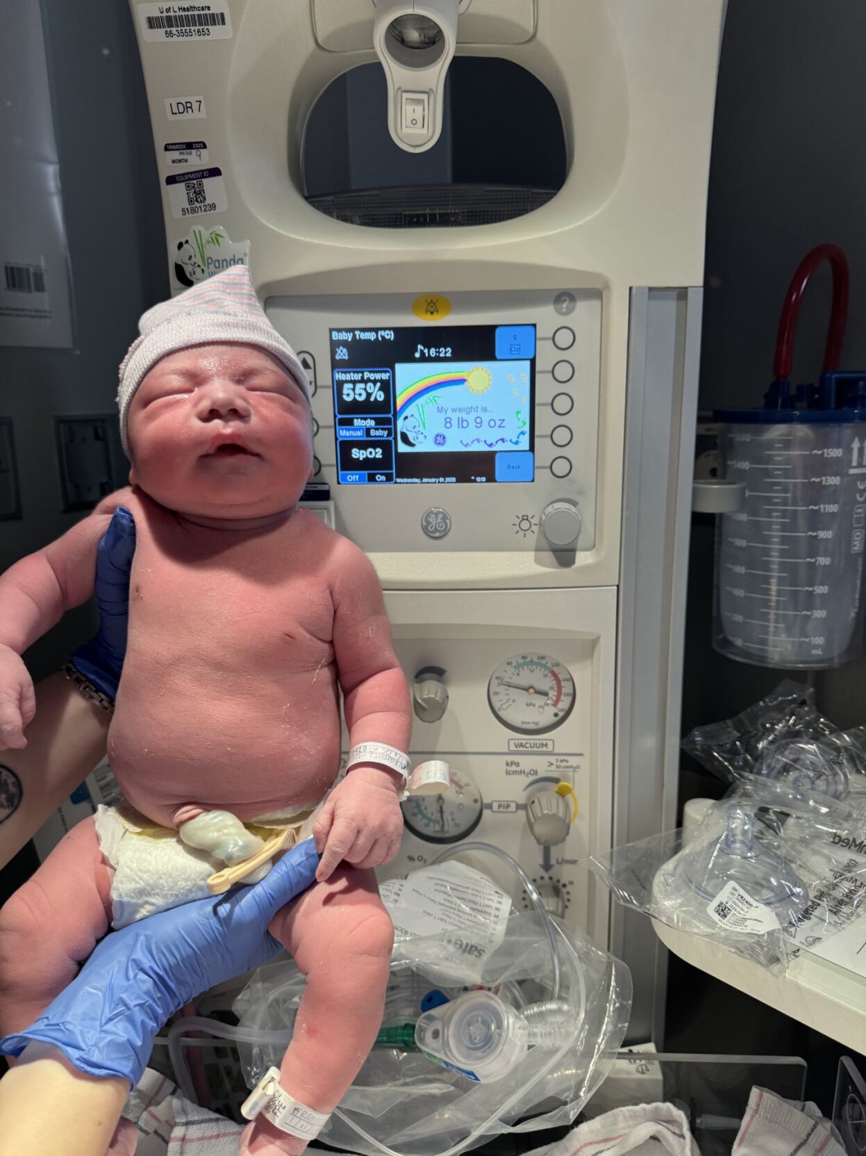 UofL Health first 2025 baby.jpg