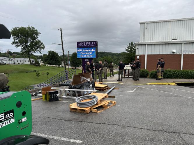 LANESVILLE FLOODING - STAGING AT LHS 6-9-26
