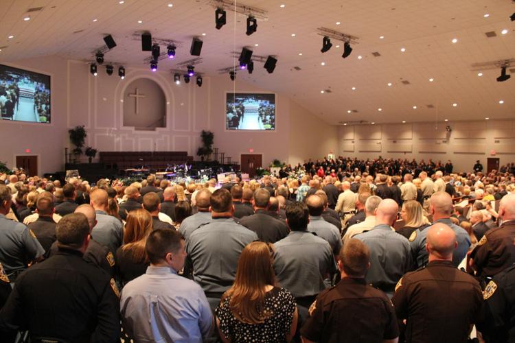 Funeral service and procession for Bardstown Police Ofc. Jason Ellis on May 30, 2013