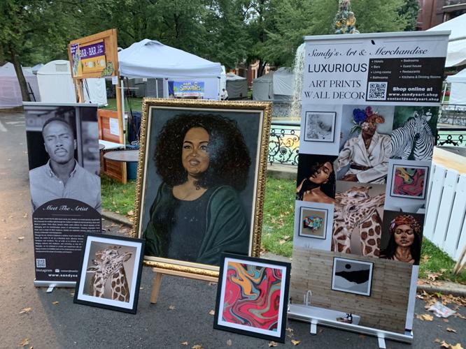 St. James Art Show displays