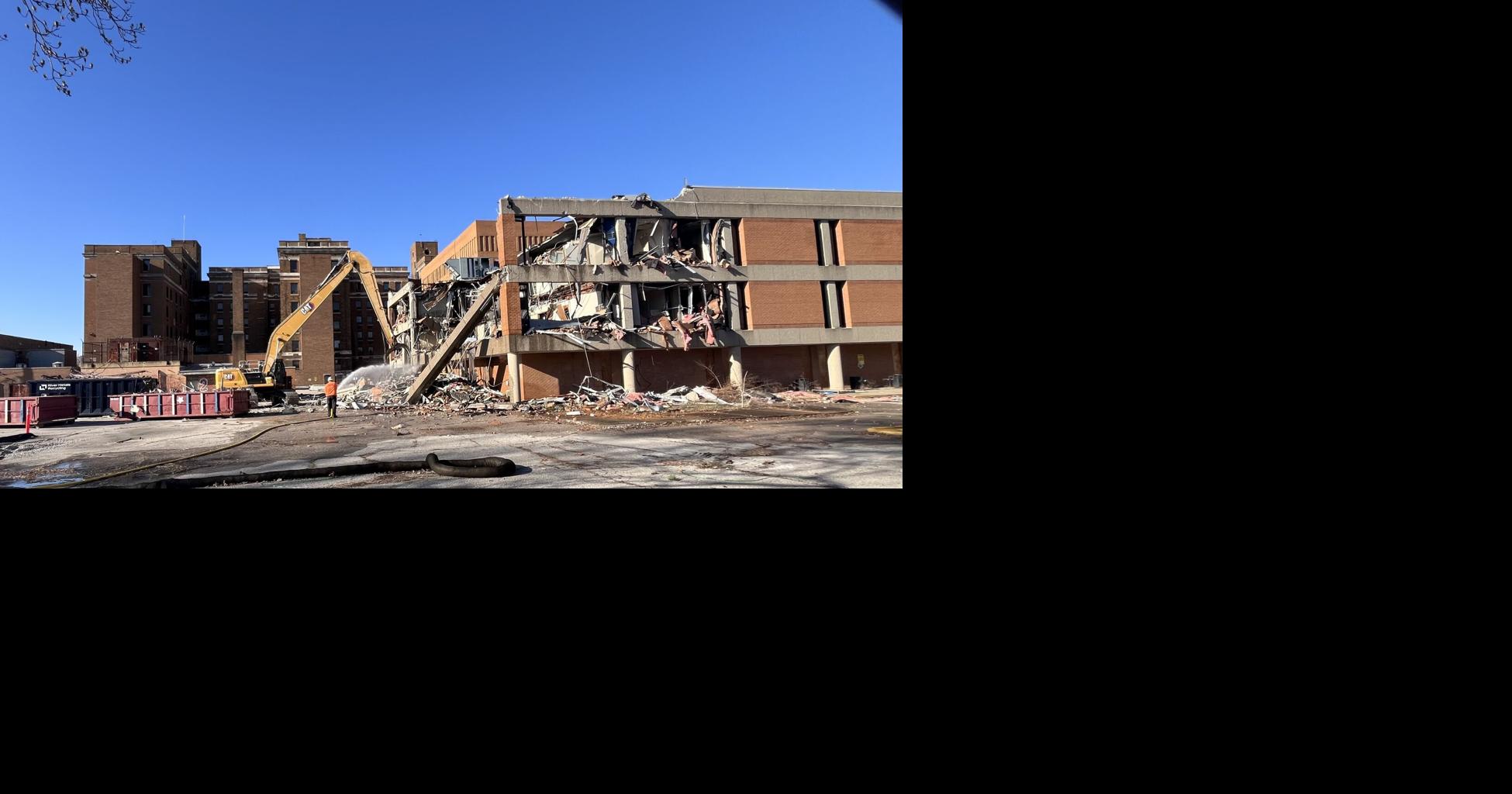 Demolition of long-vacant Urban Government Center in Louisville now underway