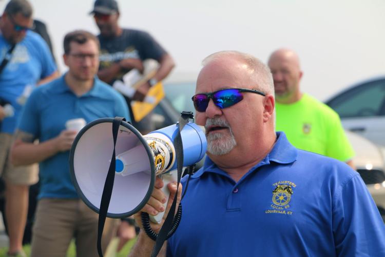 UPS Teamsters Practice Picket