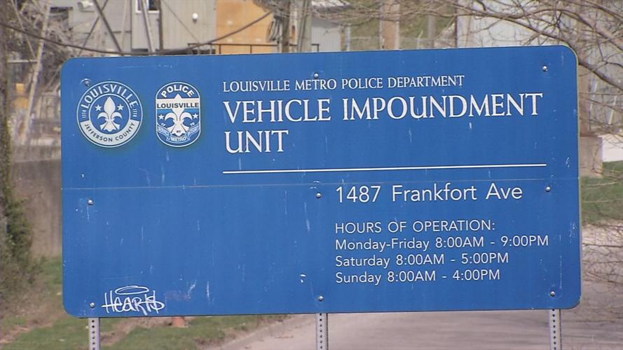 Impoundment Lot Sign