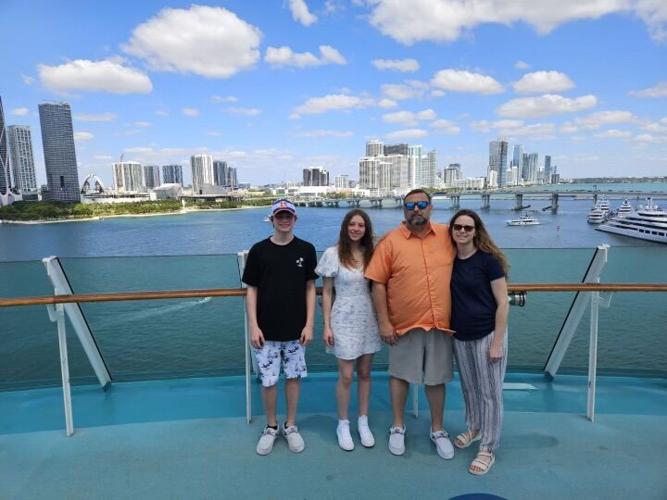 David Frank's family