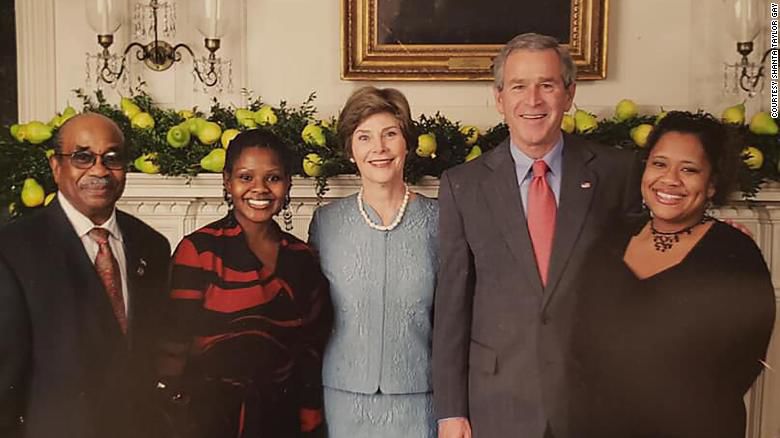 Former White House butler Wilson Roosevelt Jerman, Bush