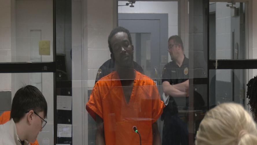 Charles Miles in court in Louisville, Kentucky