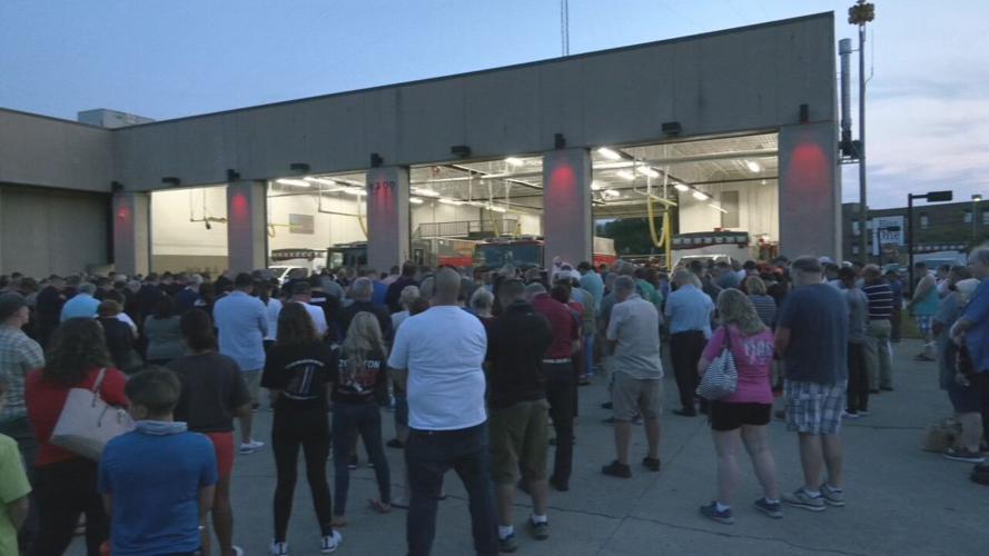 Candlelight vigil in honor of Sgt. Kyle Adams