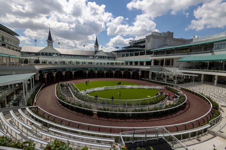 Overhead view of Paddock area at Churchill Downs on April 24, 2024.jpeg