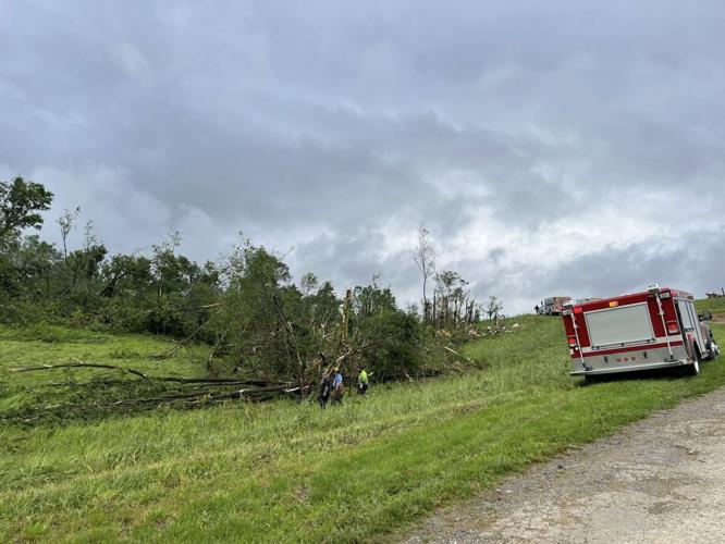 washington county sheriff ky long run road tornado damage photo 05/30/25