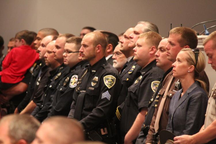Funeral service and procession for Bardstown Police Ofc. Jason Ellis on May 30, 2013