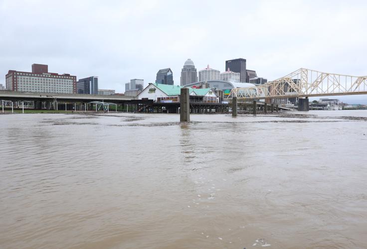 Water flooded near downtown Louisville.JPG