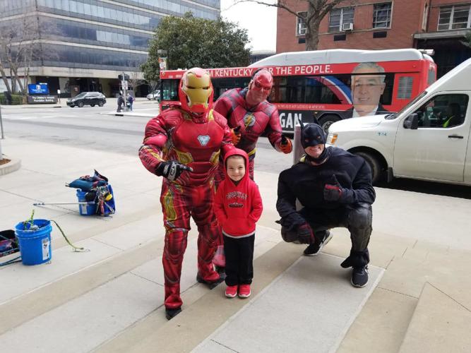 Superhero window washers - 2-20-19