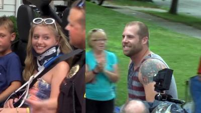 Noblesville shooting survivors honored in Fourth of July parade