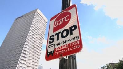 TARC bus stop sign - 8.1.24