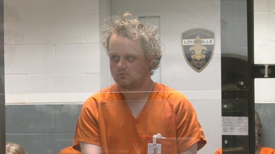 Trey Anderson in Louisville courtroom on July 17, 2024
