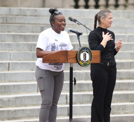 Speakers at March on Frankfort.JPG