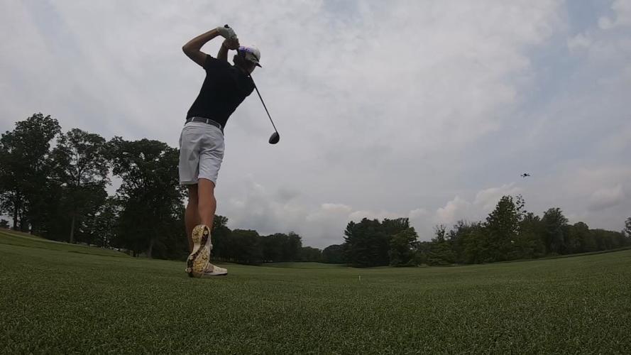 Happy Gilmore plays golf in Indiana