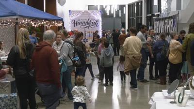 Hanukkah celebration at Trager Jewish Comm. Center - 12.11.23