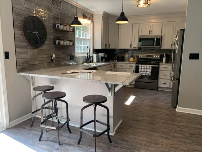Mt. Washington sink hole home renovations kitchen