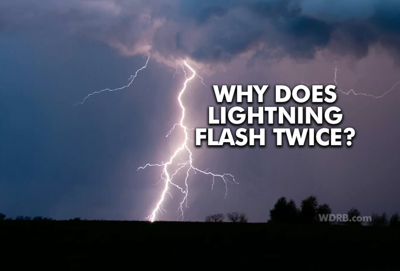 Why Lightning Appears to Flash Twice