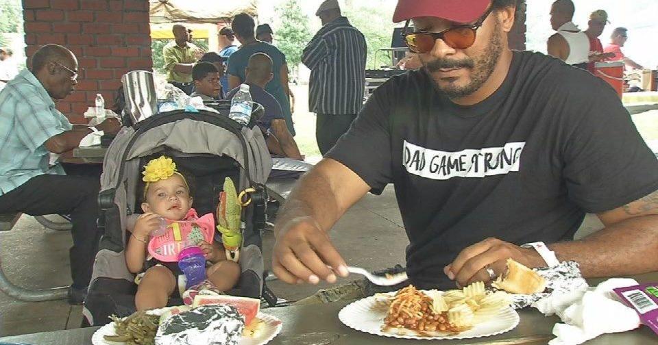 Hundreds of fathers attend 2NOT1 Father's day cookout | News from WDRB ...