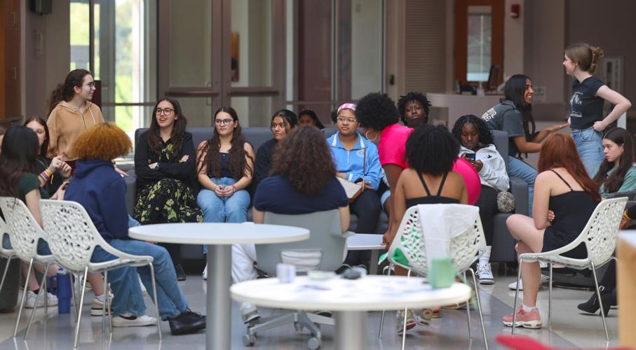 Louisville Girls Leadership meets at Bellarmine University.JPG