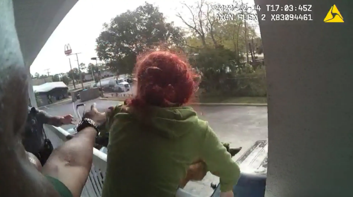 Allison Murphy on balcony