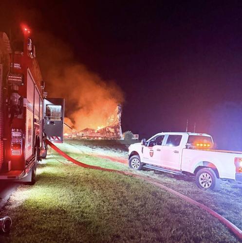 Floyds Knobs barn fire