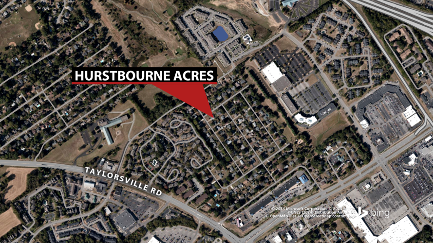 Hurstbourne Acres Map