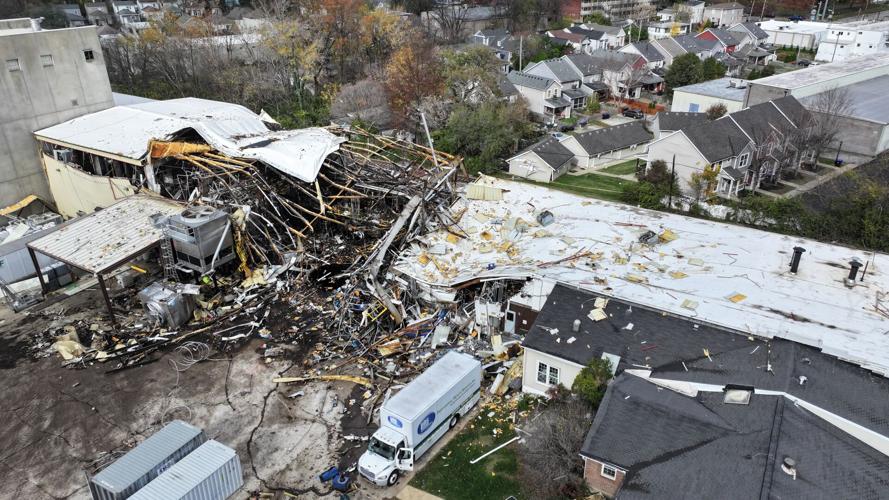 Aftermath of plant explosion in Louisville