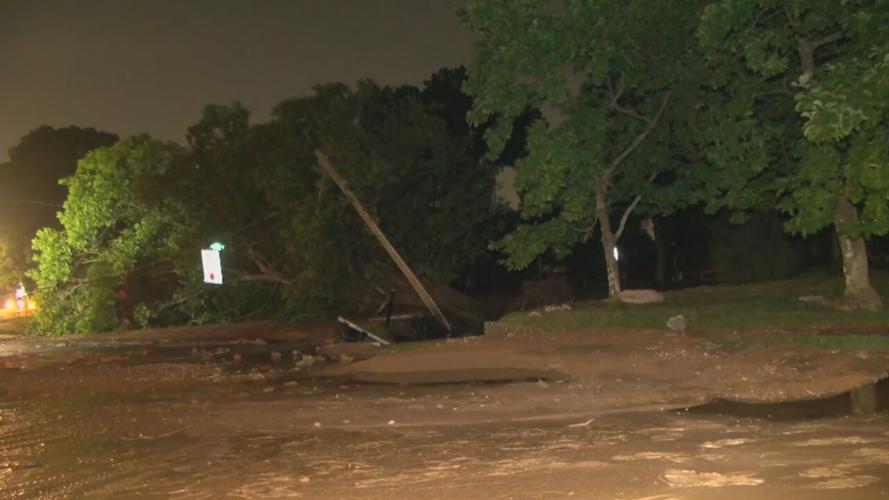 Lexington Road water main break