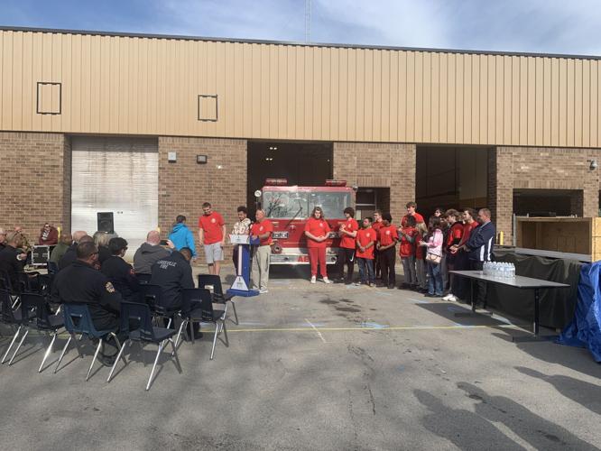 Fire truck gifted to Fairdale High School