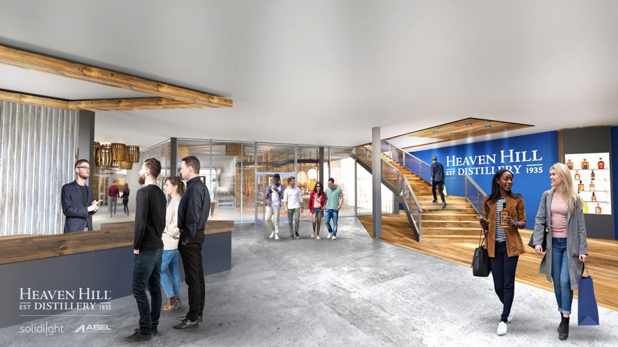 Future lobby at Heaven Hill Heritage Center