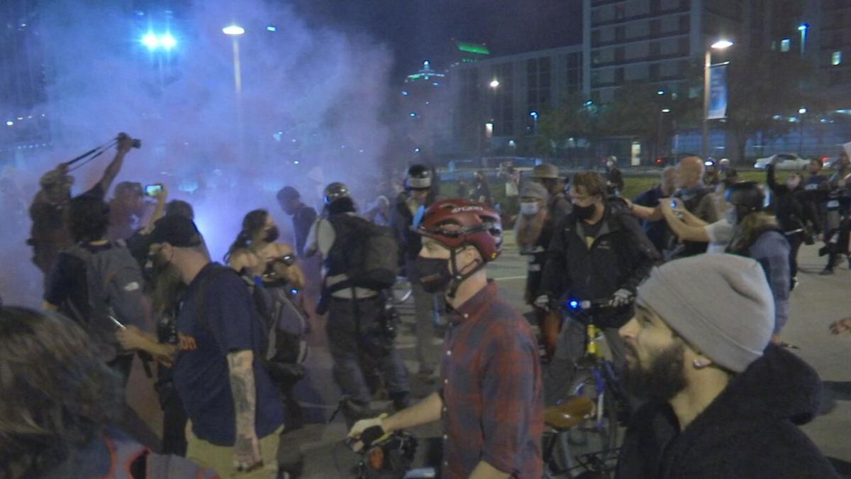Protesters march through downtown Louisville 9/24/20